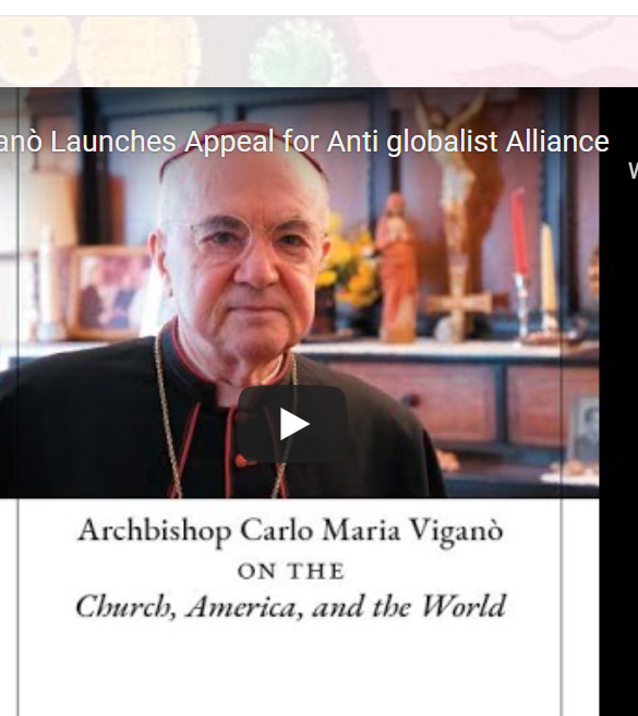 Archbishop Carlo Maria Viganò - Anti-Globalist Alliance 1