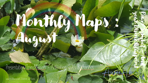 Monthly Maps: August 2022 - POWER SYMBOL and your Divine Blueprint 1